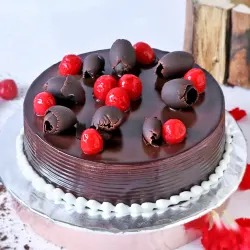 Chocolate Cake With Cherries